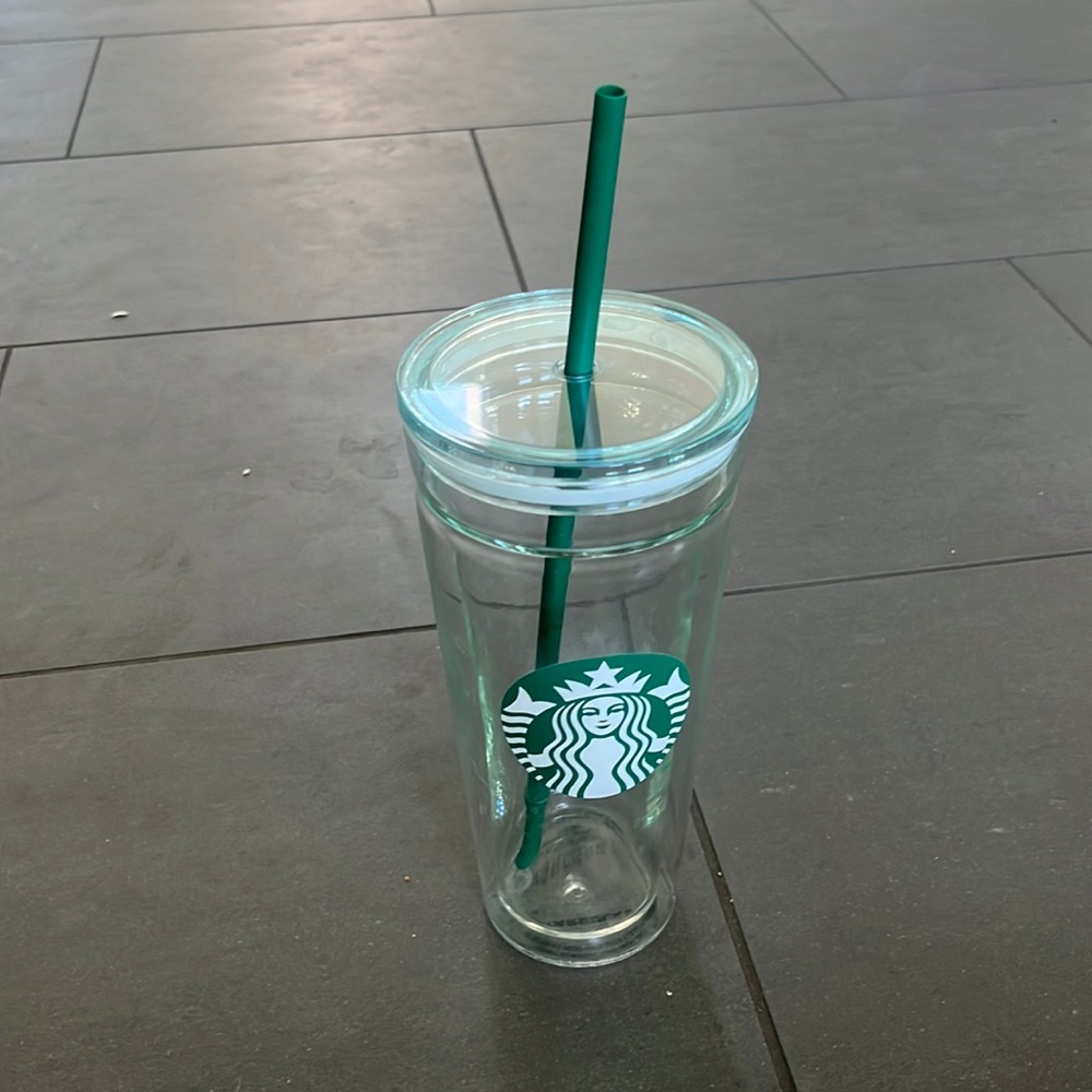 Starbucks glass cold tumbler
